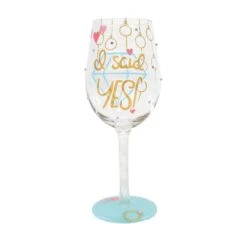 Enesco Gift I Said Yes Wine Glass(I Said Yes Wine Glass)