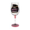 Enesco Gift Happy Hour Wine Glass(Happy Hour Wine Glass)