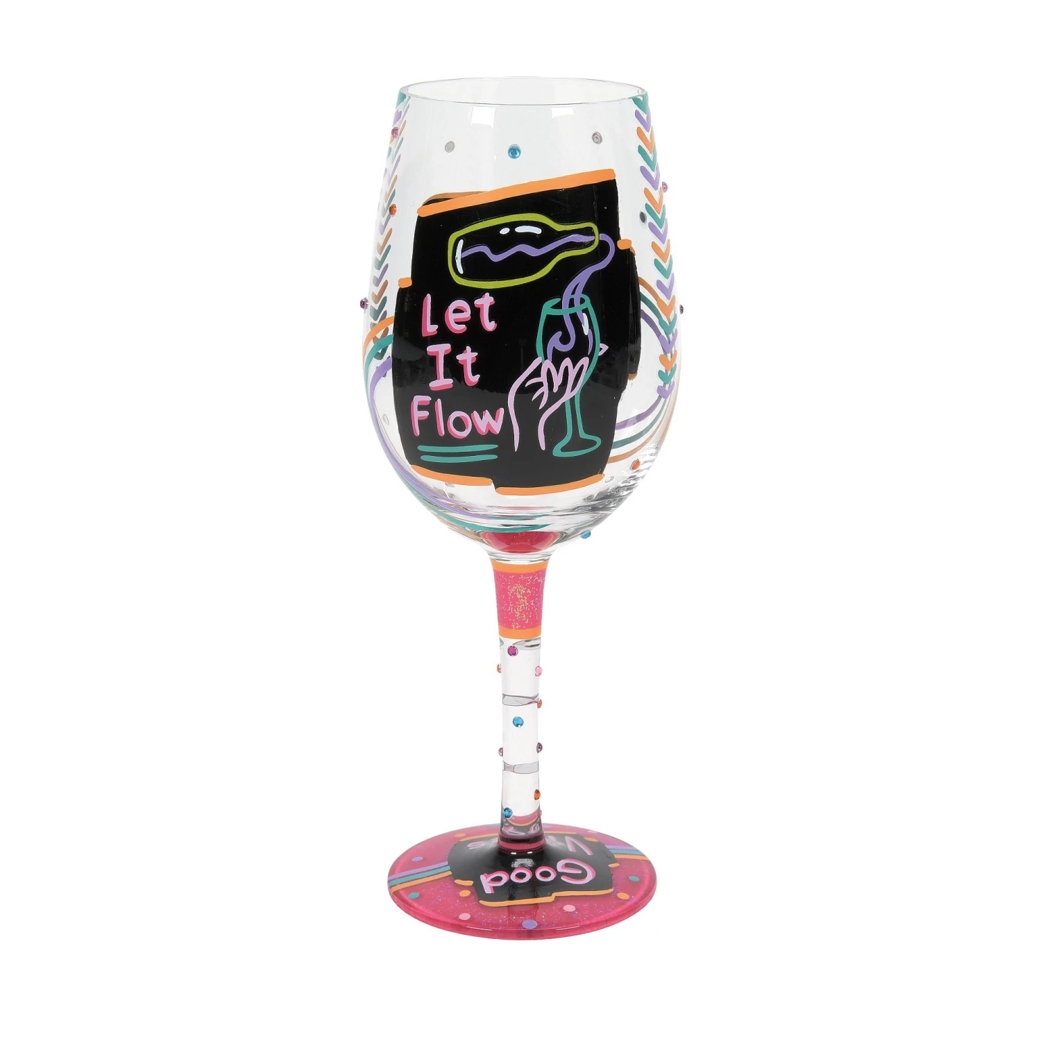 Enesco Gift Happy Hour Wine Glass(Happy Hour Wine Glass) 2 Enesco Gift Happy Hour Wine Glass(Happy Hour Wine Glass) - Image 2