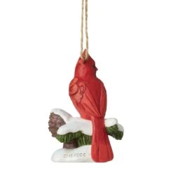 Enesco Gift Caring Cardinals Winter Bless(Caring Cardnials Snowy Branch) -Enesco Gift 6012025 2
