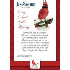 Enesco Gift Caring Cardinals Winter Bless(Caring Cardnials Snowy Branch) -Enesco Gift 6012025 3