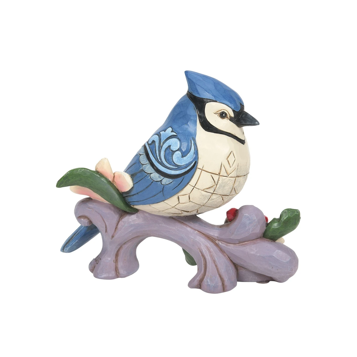 Enesco Gift Blue Jay With Flowers(Js Hwc Fig Blue Jay) 2 Enesco Gift Blue Jay With Flowers(Js Hwc Fig Blue Jay) - Image 2