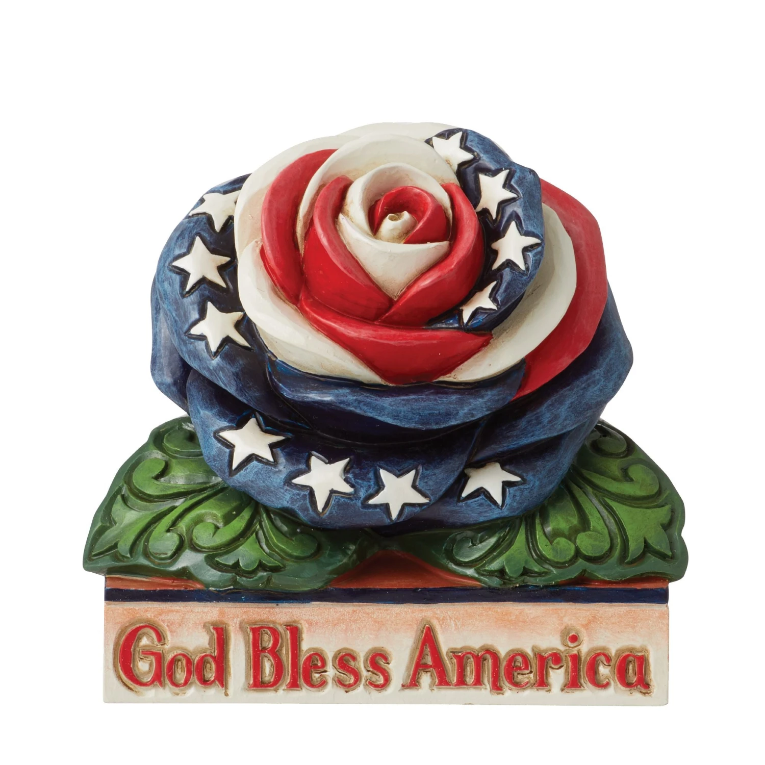 Enesco Gift Mini Patriotic Rose(Patriotic Rose Mini) 1 Enesco Gift Mini Patriotic Rose(Patriotic Rose Mini)