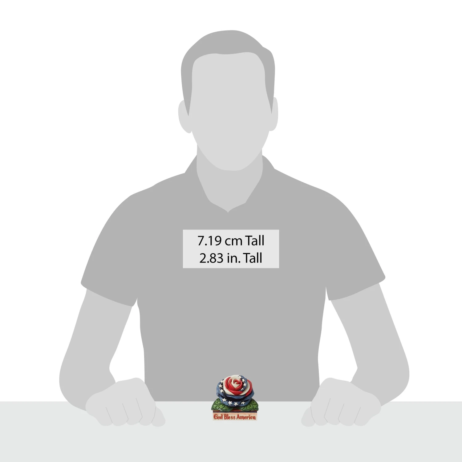 Enesco Gift Mini Patriotic Rose(Patriotic Rose Mini) 4 Enesco Gift Mini Patriotic Rose(Patriotic Rose Mini) - Image 4