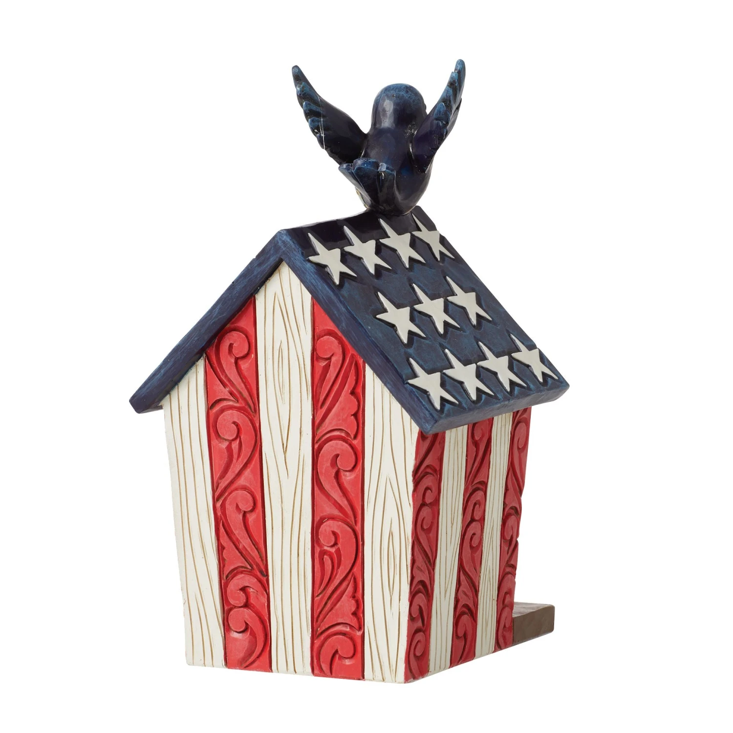 Enesco Gift Patriotic Decorative Birdhouse(Patriotic Decorative Birdhouse) 3 Enesco Gift Patriotic Decorative Birdhouse(Patriotic Decorative Birdhouse) - Image 3