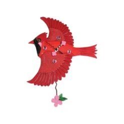 Enesco Gift Cardinal's Song L Wall Clock(Cardinals Song L Wall Clock)