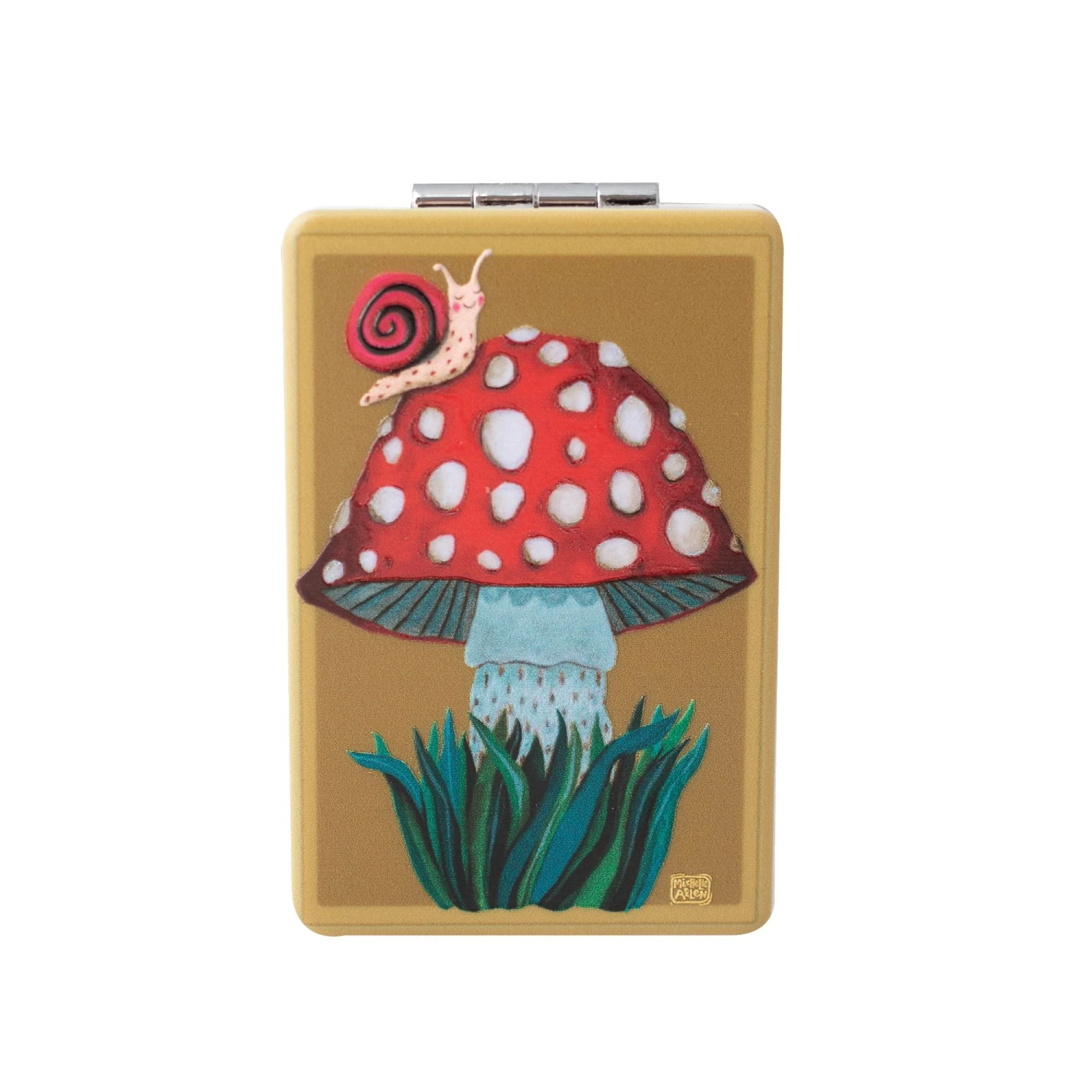 Enesco Gift Mushroom Compact Mirror(Mushroom Compact Mirror 1) 1 Enesco Gift Mushroom Compact Mirror(Mushroom Compact Mirror 1)