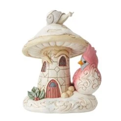 Enesco Gift Woodland Mushroom House/Bird(Gnome Mushroom House)