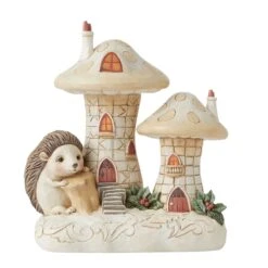 Enesco Gift Woodland Lited Mushroom House(Woodland Mushroom House Lt)