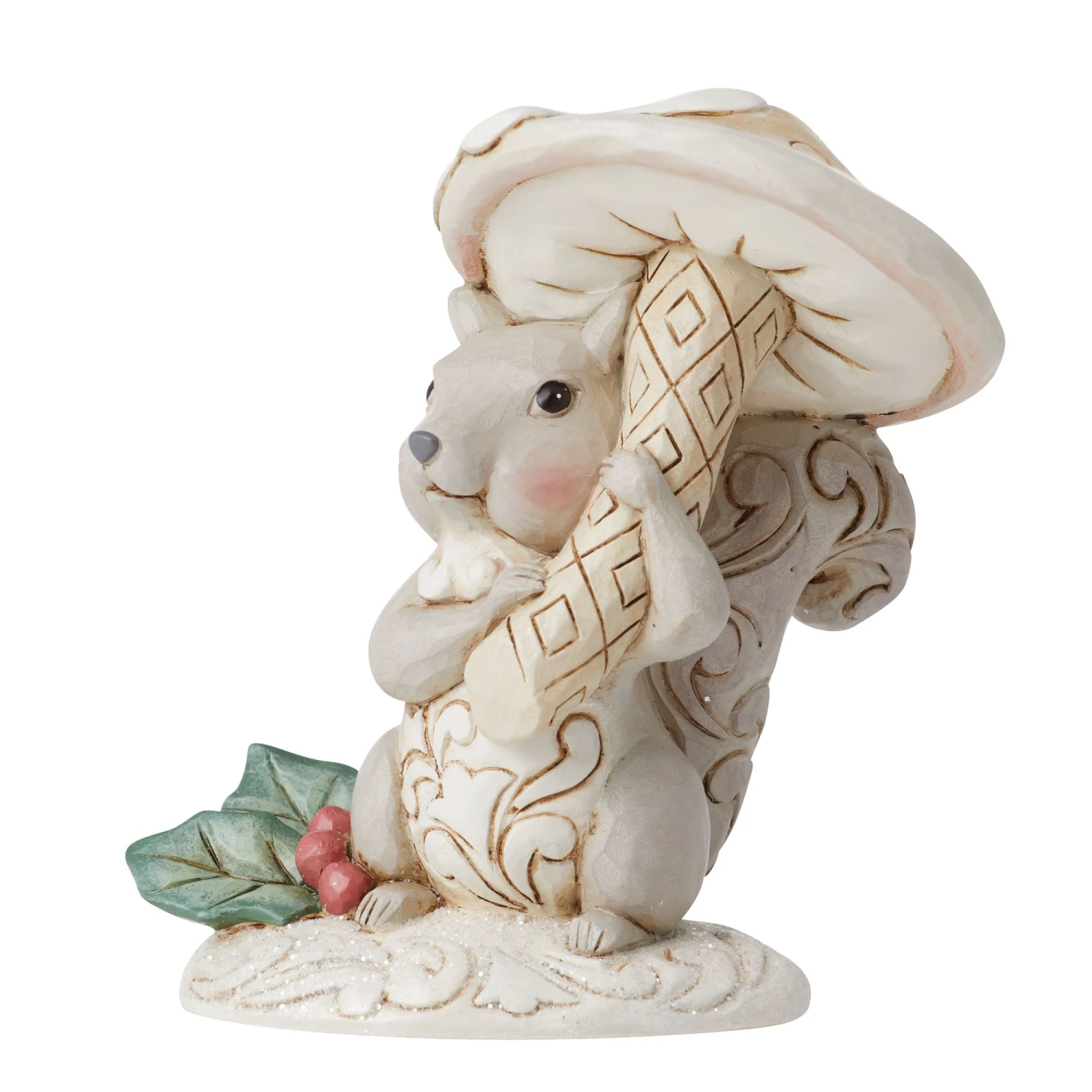 Enesco Gift Woodlnd Squirrel With Mushroom(Wdland Squirrel With Mushroom) 2 Enesco Gift Woodlnd Squirrel With Mushroom(Wdland Squirrel With Mushroom) - Image 2