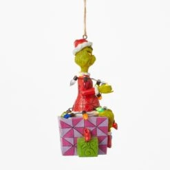 Enesco Gift Grinch On Present Ornament(Grinch On Present Ornament) 9 Enesco Gift Grinch On Present Ornament(Grinch On Present Ornament) -Enesco Gift 6012709 3