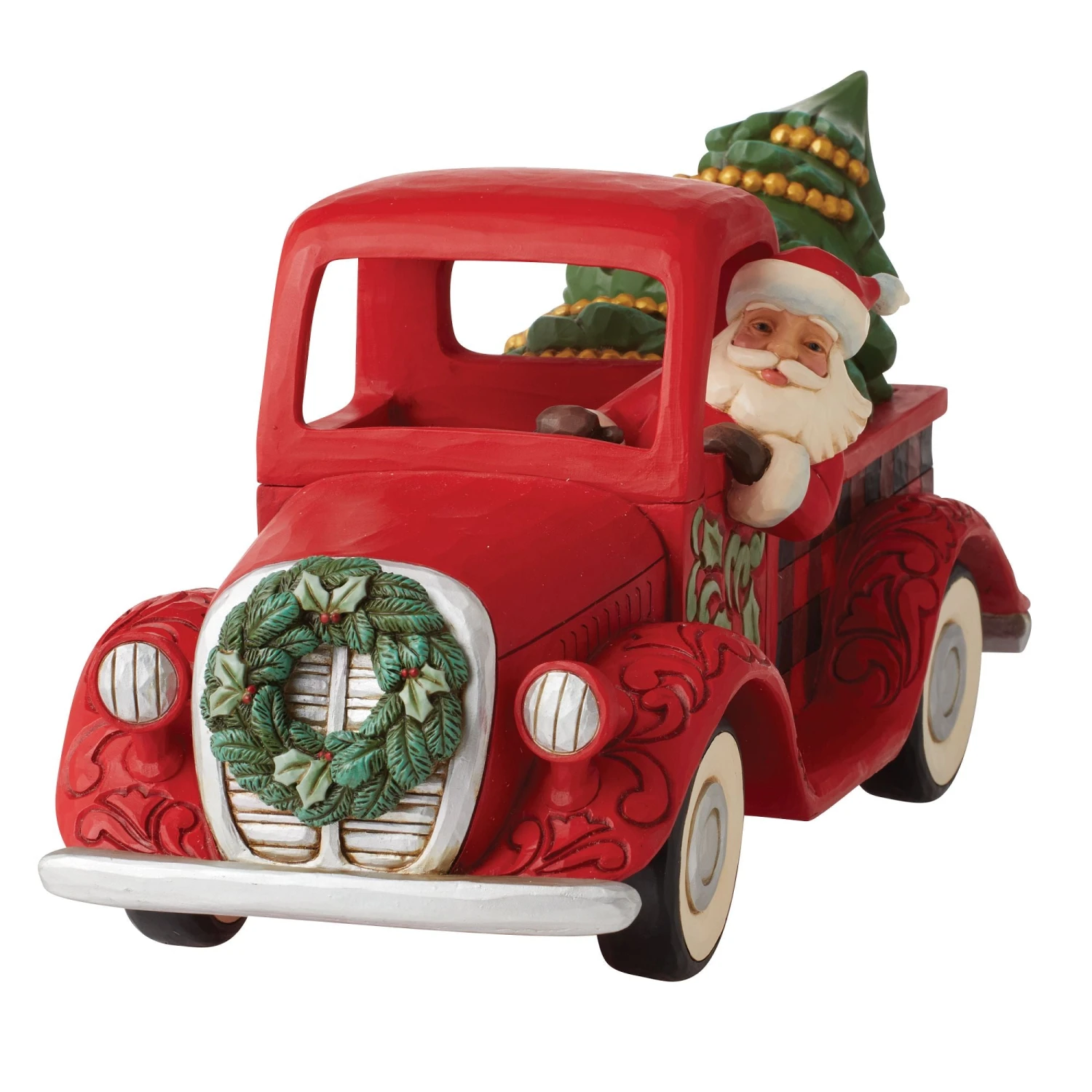 Enesco Gift Highland Glen Santa Truck Fig(Hg Santa In Plaid Truck Fig) 3 Enesco Gift Highland Glen Santa Truck Fig(Hg Santa In Plaid Truck Fig) - Image 3