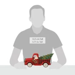 Enesco Gift Highland Glen Santa Truck Fig(Hg Santa In Plaid Truck Fig) 9 Enesco Gift Highland Glen Santa Truck Fig(Hg Santa In Plaid Truck Fig) -Enesco Gift 6012862 4