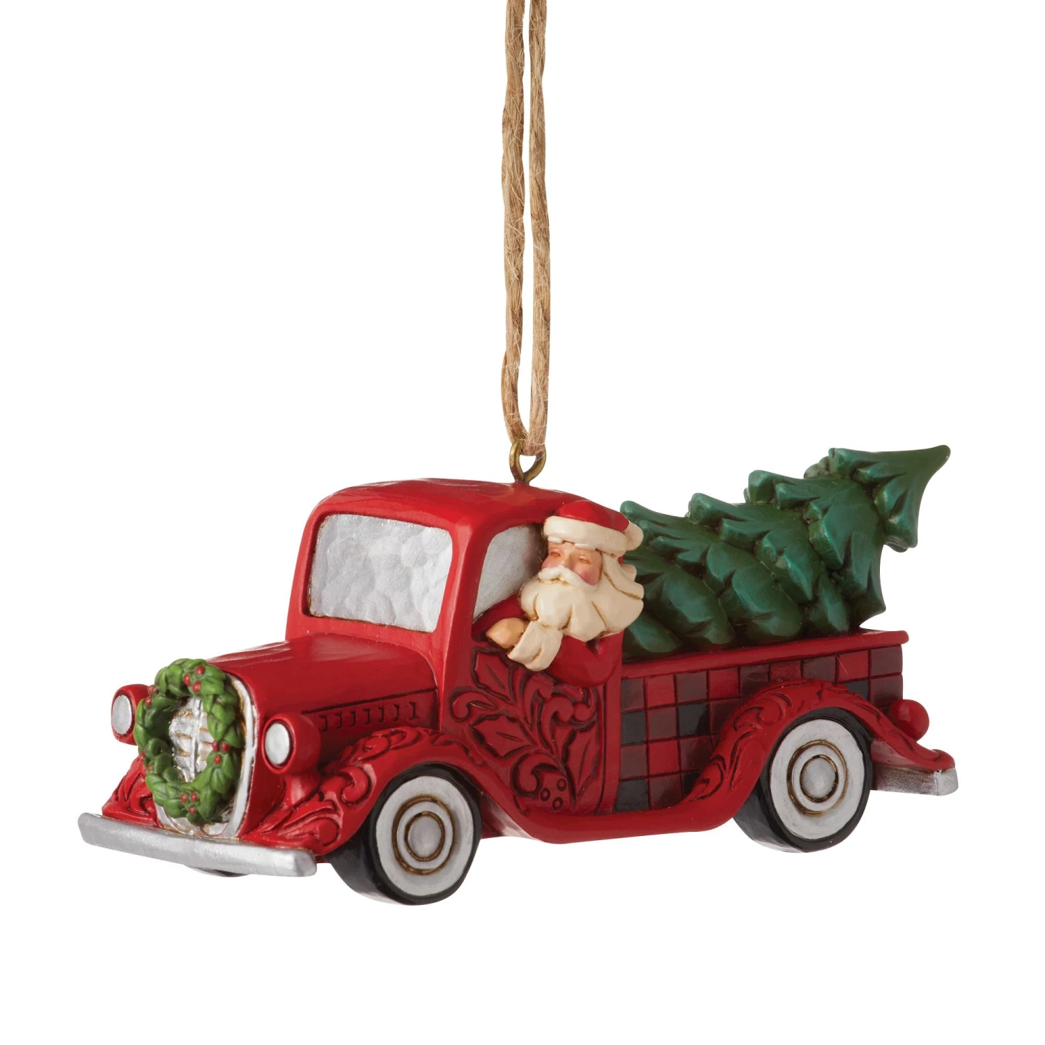 Enesco Gift HG Santa Plaid Red Truck Orn(Hg Santa Plaid Red Truck Orn) 1 Enesco Gift HG Santa Plaid Red Truck Orn(Hg Santa Plaid Red Truck Orn)