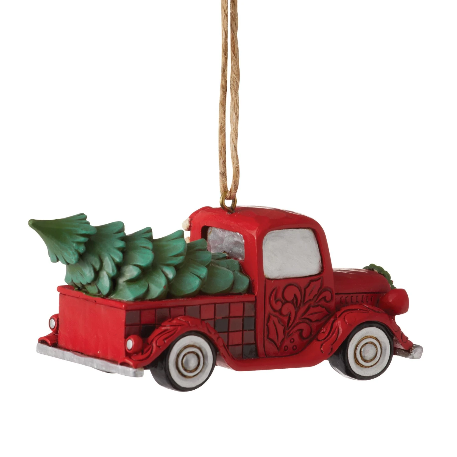 Enesco Gift HG Santa Plaid Red Truck Orn(Hg Santa Plaid Red Truck Orn) 2 Enesco Gift HG Santa Plaid Red Truck Orn(Hg Santa Plaid Red Truck Orn) - Image 2