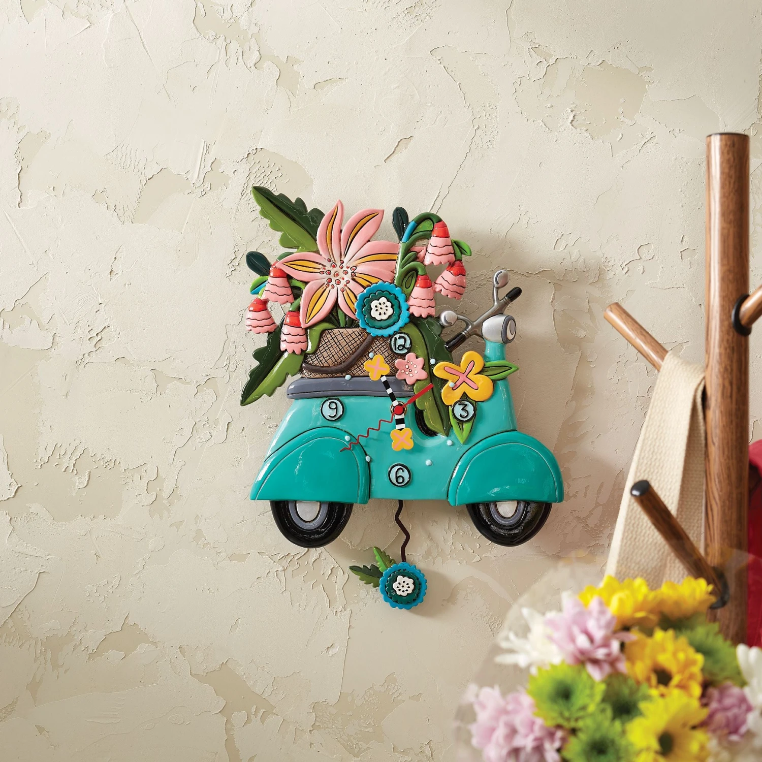 Enesco Gift Scoot-In Through Life Clock(Scoot In Through Life Clock) 2 Enesco Gift Scoot-In Through Life Clock(Scoot In Through Life Clock) - Image 2