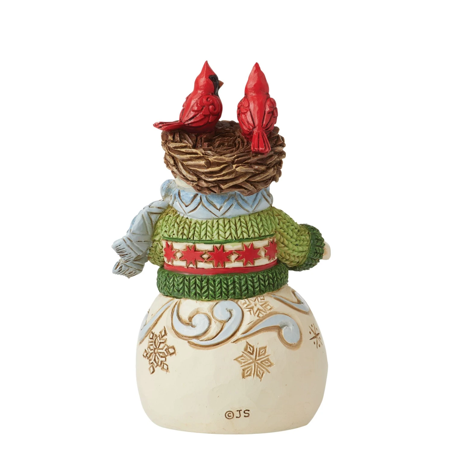 Enesco Gift Mini Snowman With Nest On Head(Mini Snowman With Nest On Head) 2 Enesco Gift Mini Snowman With Nest On Head(Mini Snowman With Nest On Head) - Image 2