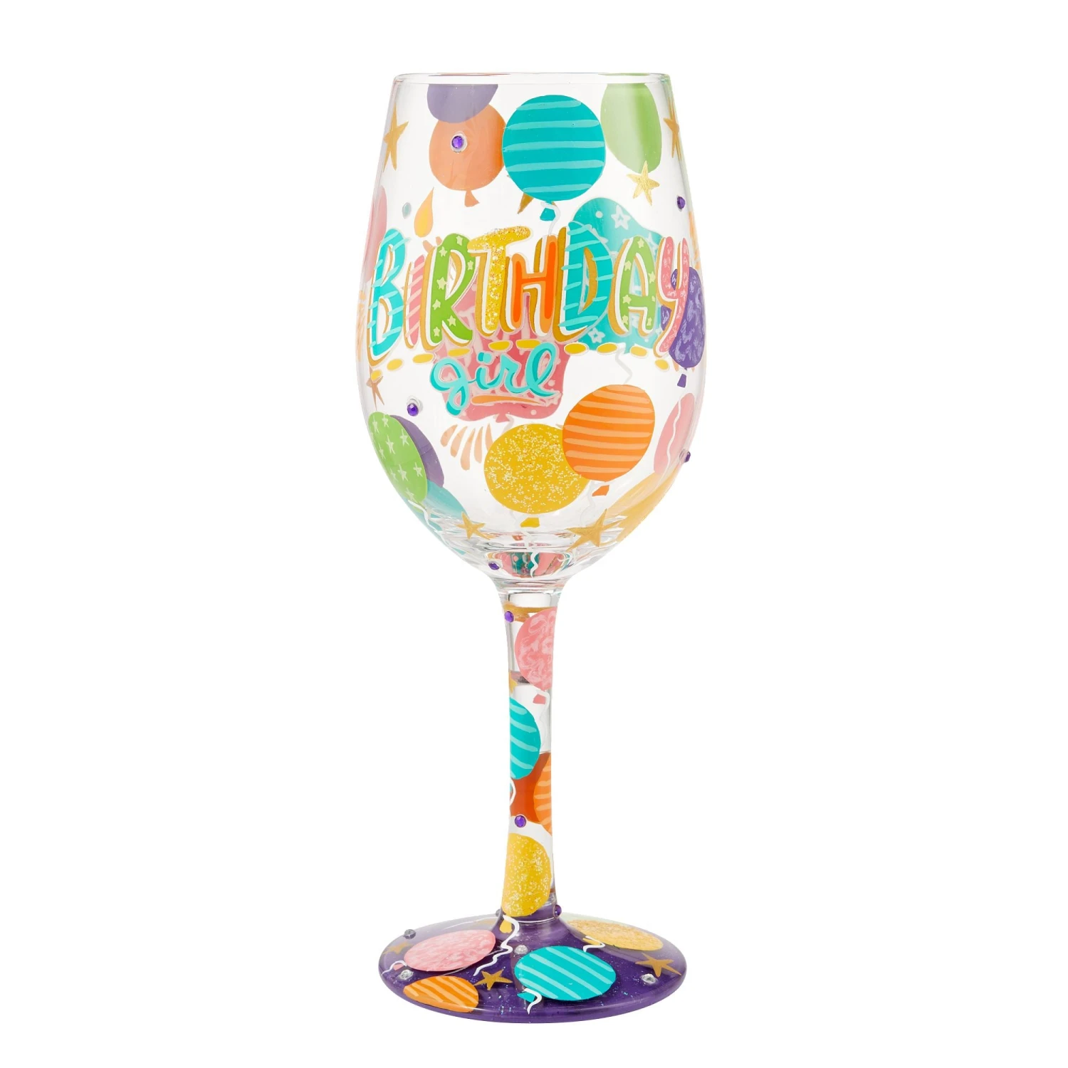 Enesco Gift Birthday Girl Wine Glass(Birthday Girl Wine Glass) 1 Enesco Gift Birthday Girl Wine Glass(Birthday Girl Wine Glass)