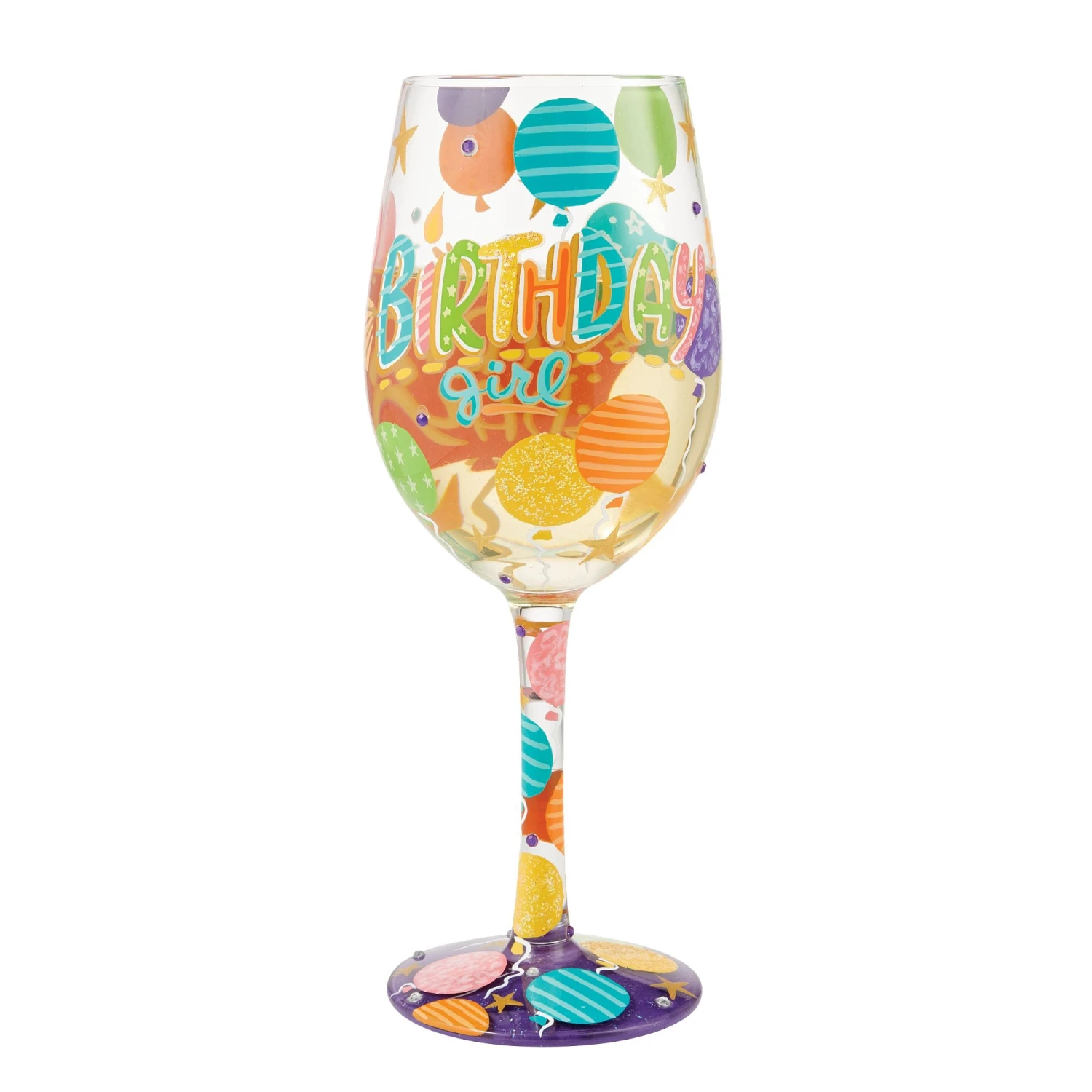 Enesco Gift Birthday Girl Wine Glass(Birthday Girl Wine Glass) 2 Enesco Gift Birthday Girl Wine Glass(Birthday Girl Wine Glass) - Image 2