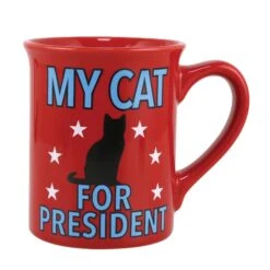 Enesco Gift 11 Enesco Gift Cat For President Mug(Cat For President Mug)