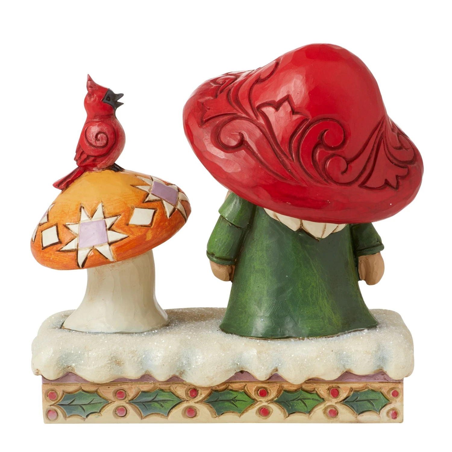 Enesco Gift Santa By Mushroom And Bird(Santa By Mushroom And Bird) 2 Enesco Gift Santa By Mushroom And Bird(Santa By Mushroom And Bird) - Image 2