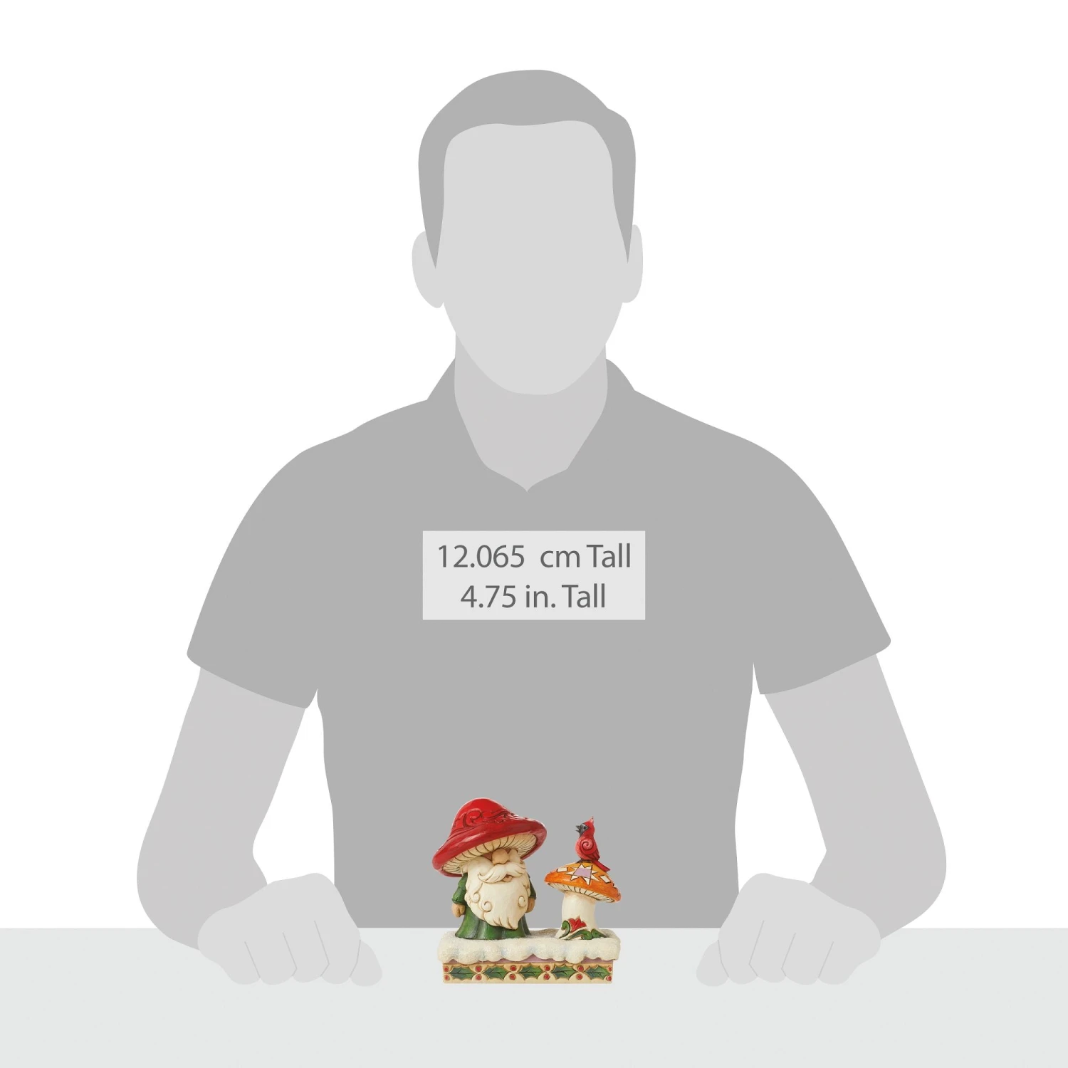 Enesco Gift Santa By Mushroom And Bird(Santa By Mushroom And Bird) 3 Enesco Gift Santa By Mushroom And Bird(Santa By Mushroom And Bird) - Image 3