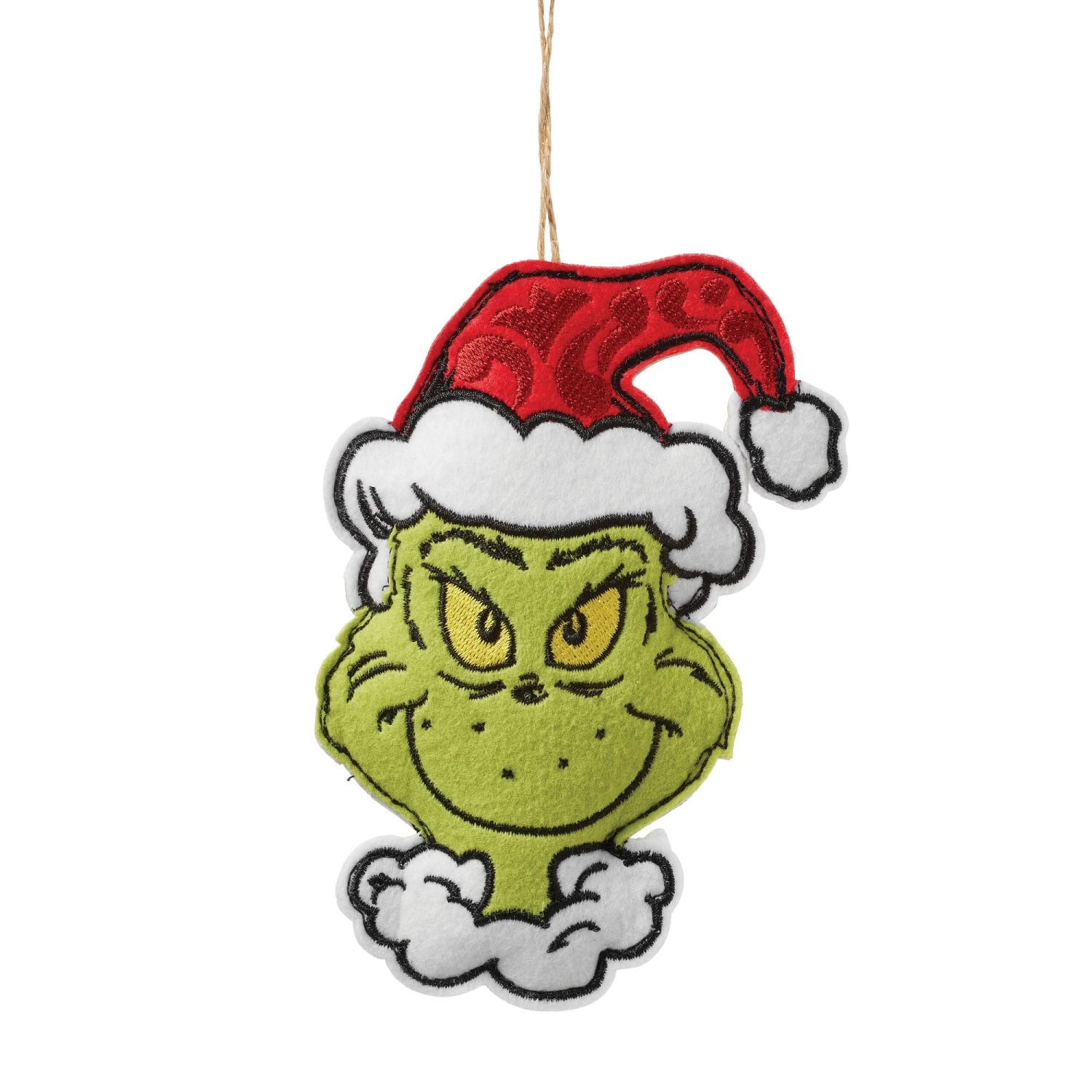 Enesco Gift Grinch Naughty/Nice Felt Orn(Grinch Naughty Nice Felt Orn) 1 Enesco Gift Grinch Naughty/Nice Felt Orn(Grinch Naughty Nice Felt Orn)