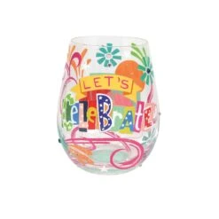 Enesco Gift Let's Celebrate Stemless Wine(Lets Celebrate Stemless Wine)