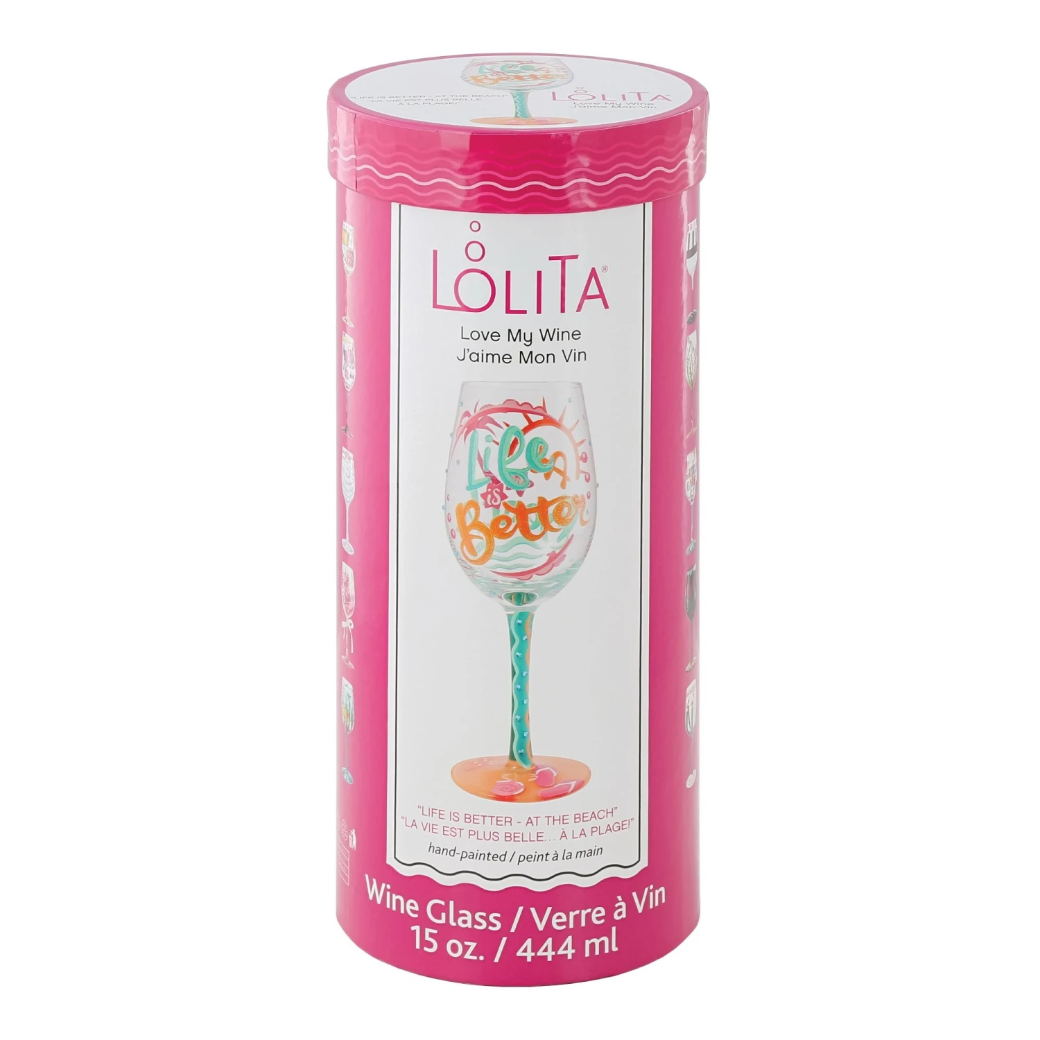 Enesco Gift Life At TheBeach Wine Glass(Life At The Beach Wine Glass) 3 Enesco Gift Life At TheBeach Wine Glass(Life At The Beach Wine Glass) - Image 3