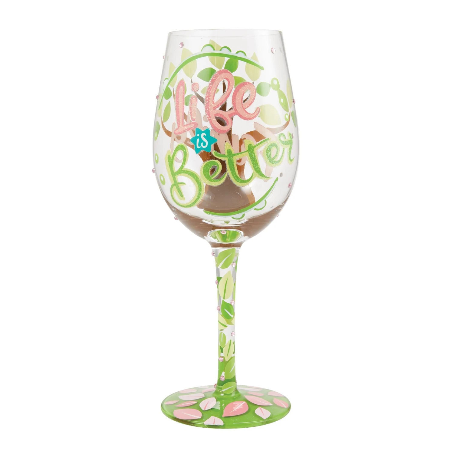Enesco Gift Life With Family Wine Glass(Life With Family Wine Glass) 1 Enesco Gift Life With Family Wine Glass(Life With Family Wine Glass)