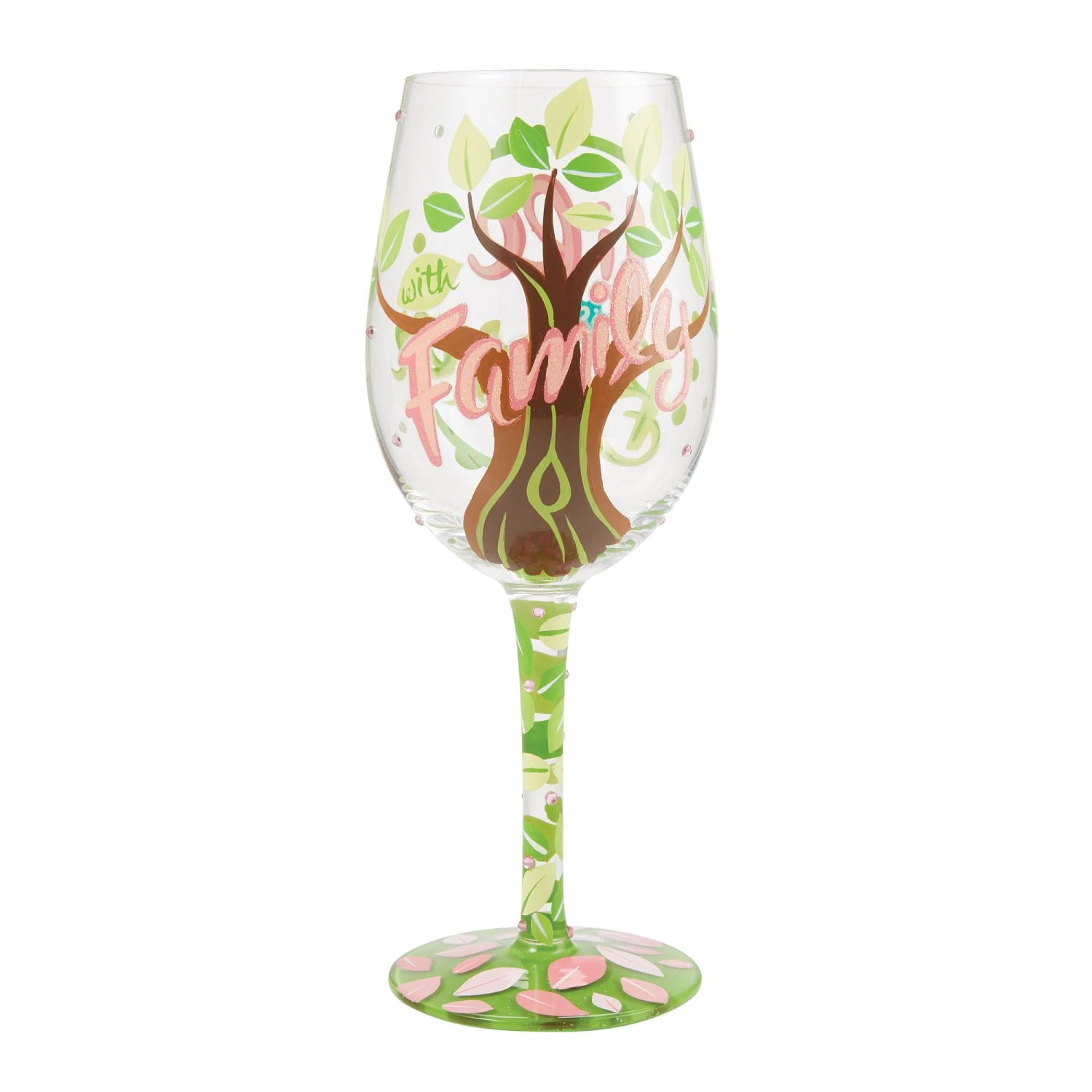Enesco Gift Life With Family Wine Glass(Life With Family Wine Glass) 3 Enesco Gift Life With Family Wine Glass(Life With Family Wine Glass) - Image 3