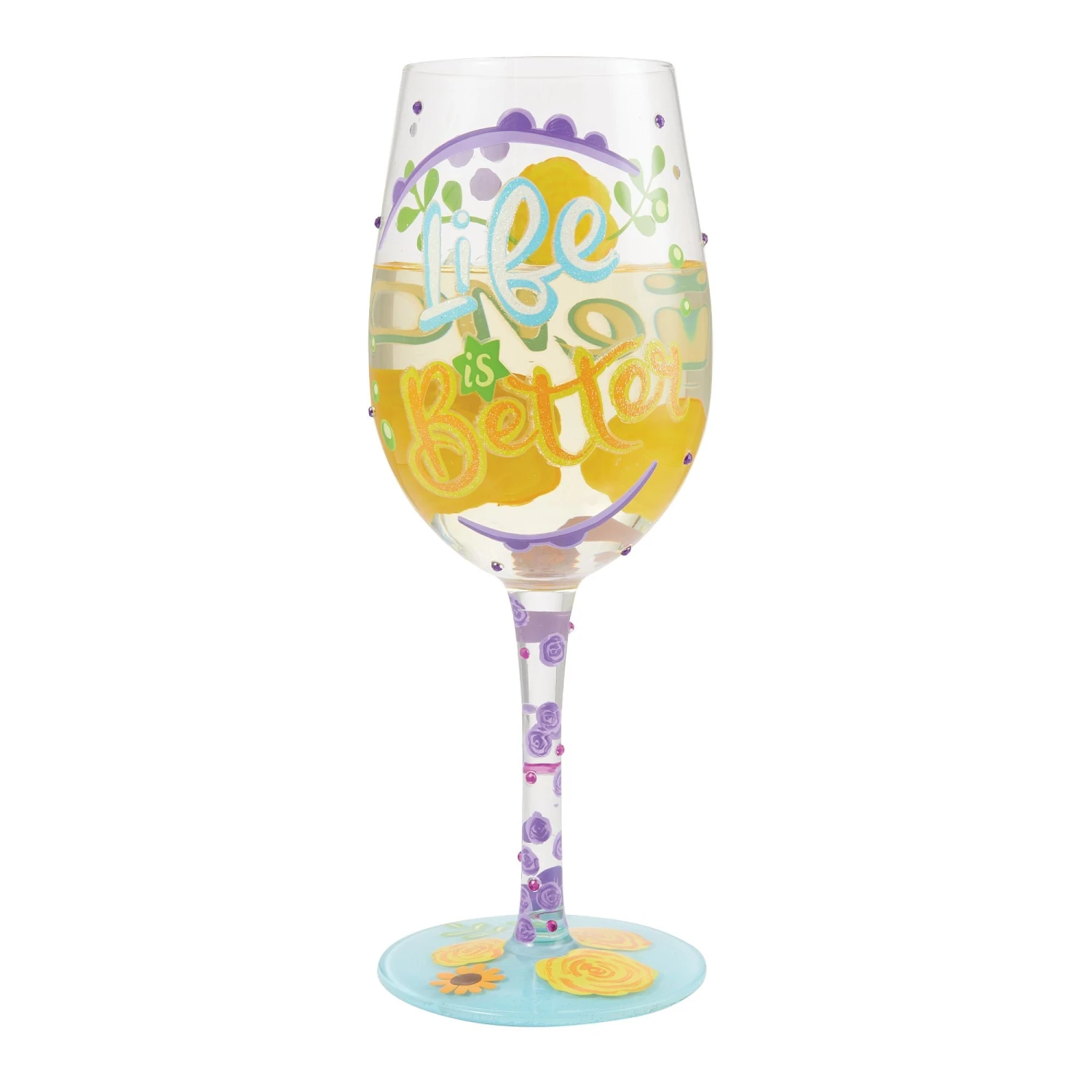 Enesco Gift Life With Friends Wine Glass(Life With Friends Wine Glass) 2 Enesco Gift Life With Friends Wine Glass(Life With Friends Wine Glass) - Image 2