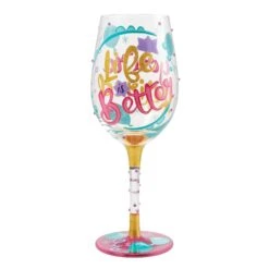 Enesco Gift Life When Retired Wine Glass(Life When Retired Wine Glass)
