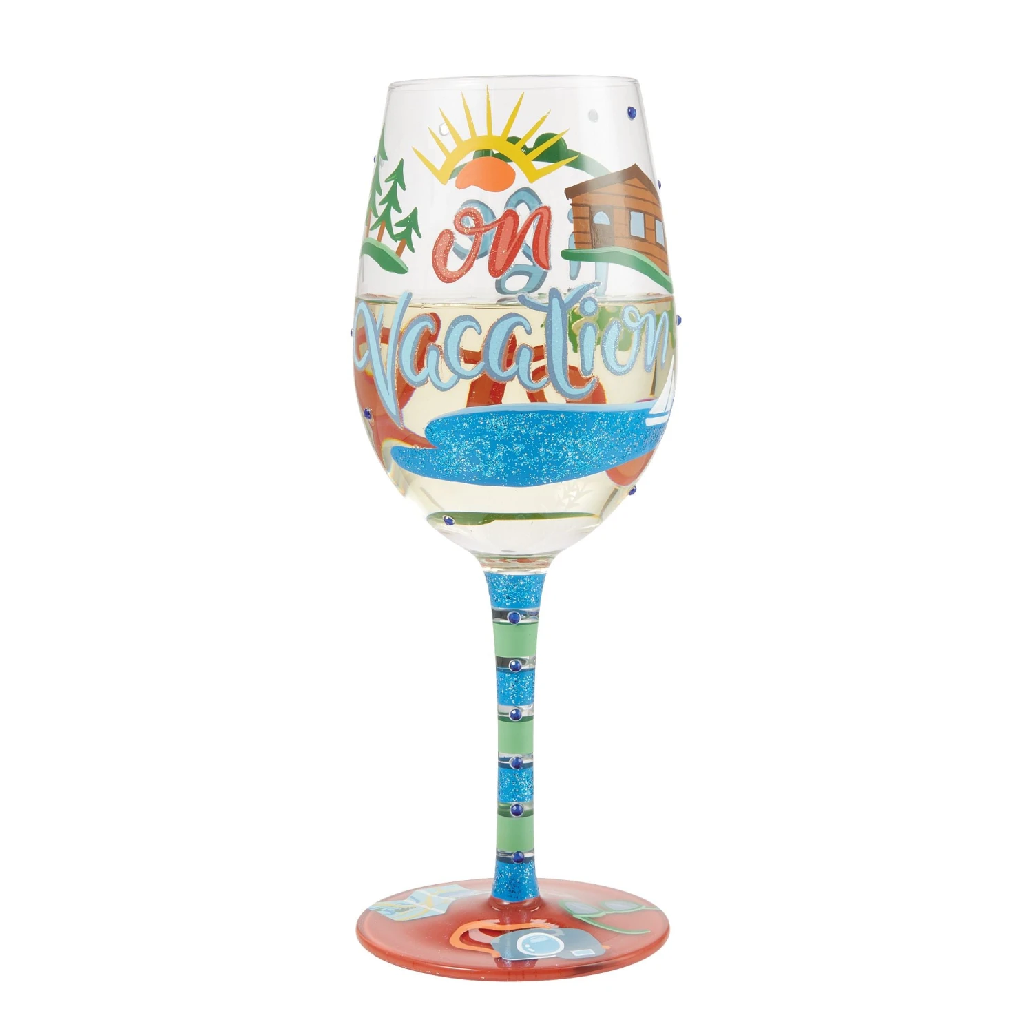 Enesco Gift Life On Vacation Wine Glass(Life On Vacation Wine Glass) 5 Enesco Gift Life On Vacation Wine Glass(Life On Vacation Wine Glass) - Image 5