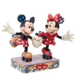 Enesco Gift Mickey & Minnie Roller Skating(Mickey Minnie Roller Skating)