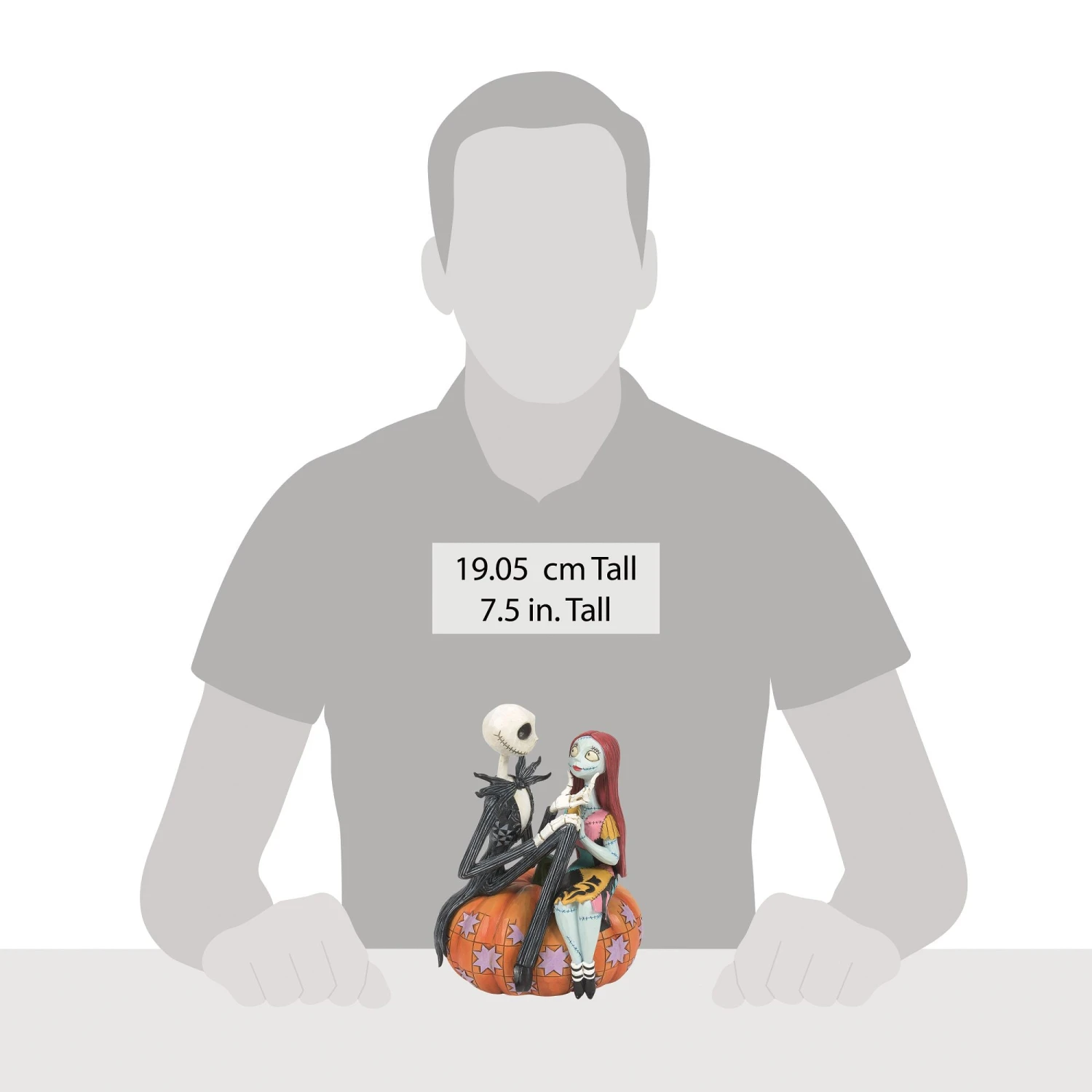 Enesco Gift Jack & Sally On Pumpkin(Jack Sally On Pumpkin) 5 Enesco Gift Jack & Sally On Pumpkin(Jack Sally On Pumpkin) - Image 5