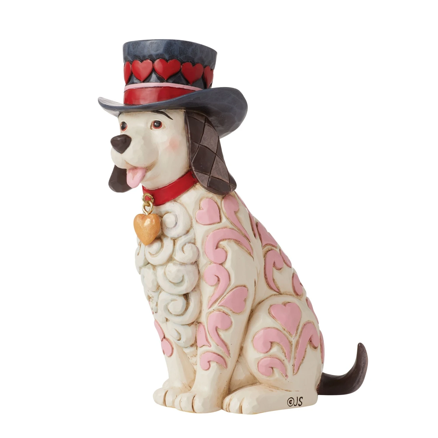 Enesco Gift Love Themed Dog With Top Hat(Love Themed Dog With Top Hat) 2 Enesco Gift Love Themed Dog With Top Hat(Love Themed Dog With Top Hat) - Image 2