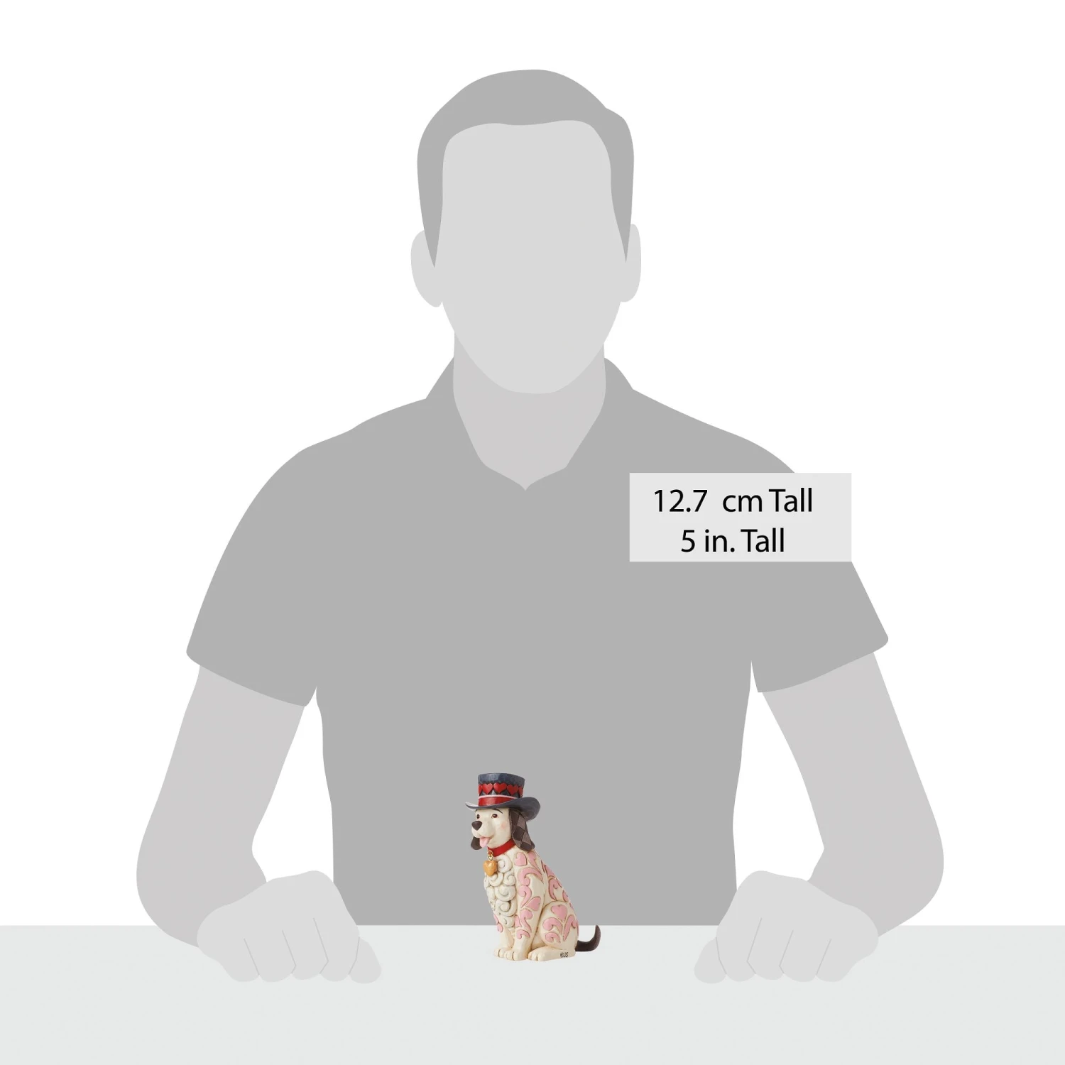 Enesco Gift Love Themed Dog With Top Hat(Love Themed Dog With Top Hat) 4 Enesco Gift Love Themed Dog With Top Hat(Love Themed Dog With Top Hat) - Image 4