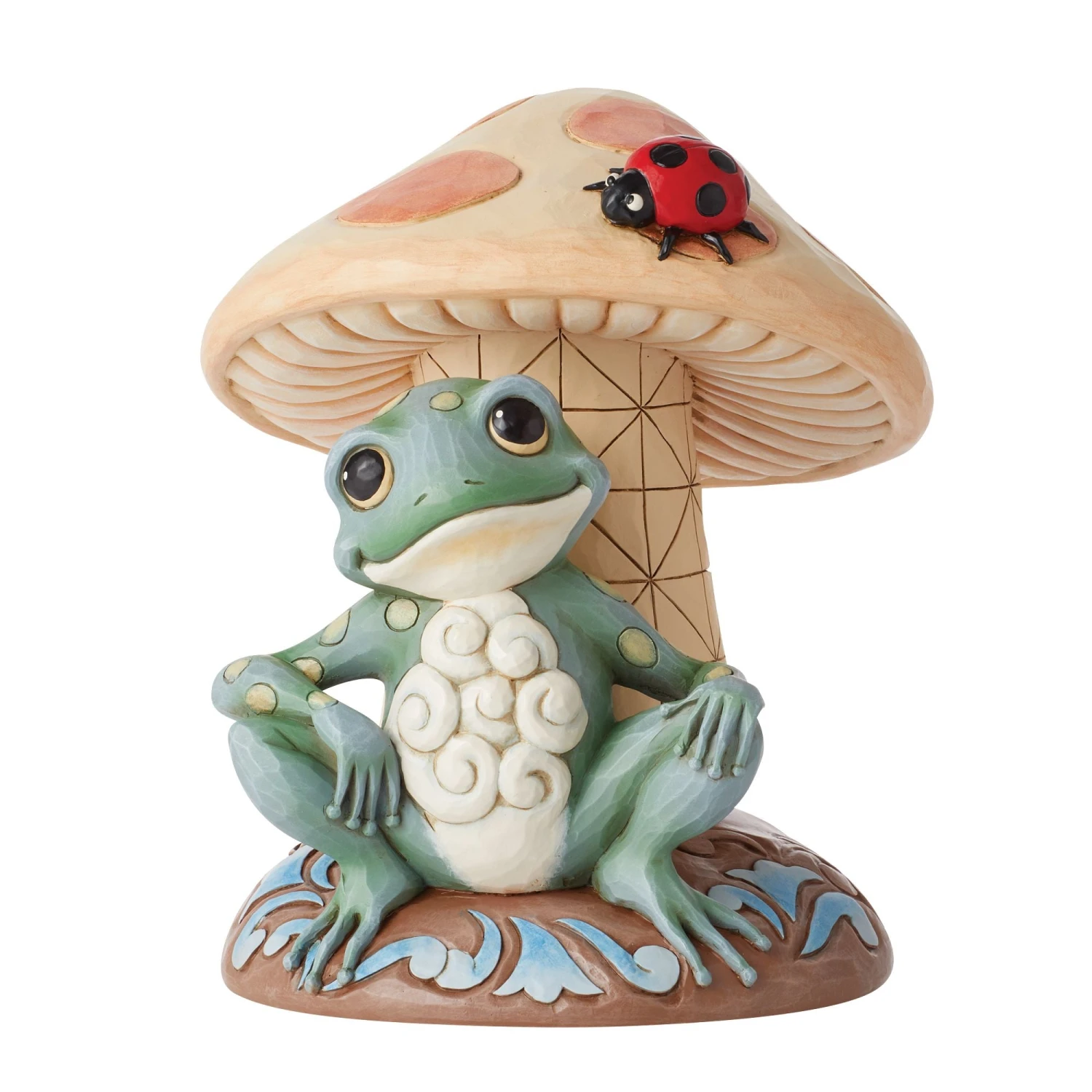 Enesco Gift Frog Leaning On Mushroom Fig(Frog Leaning On Mushroom Fig) 1 Enesco Gift Frog Leaning On Mushroom Fig(Frog Leaning On Mushroom Fig)