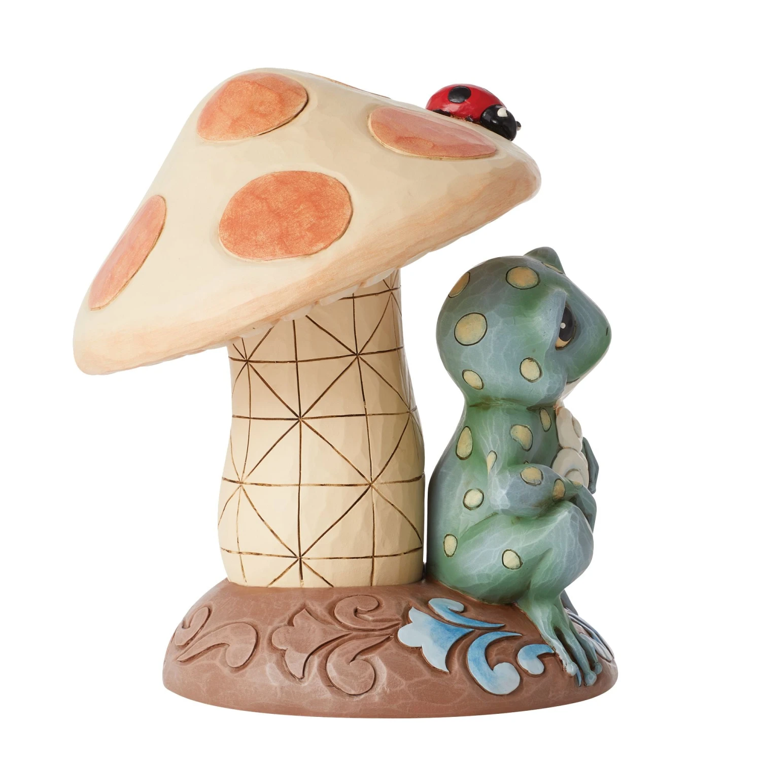 Enesco Gift Frog Leaning On Mushroom Fig(Frog Leaning On Mushroom Fig) 2 Enesco Gift Frog Leaning On Mushroom Fig(Frog Leaning On Mushroom Fig) - Image 2