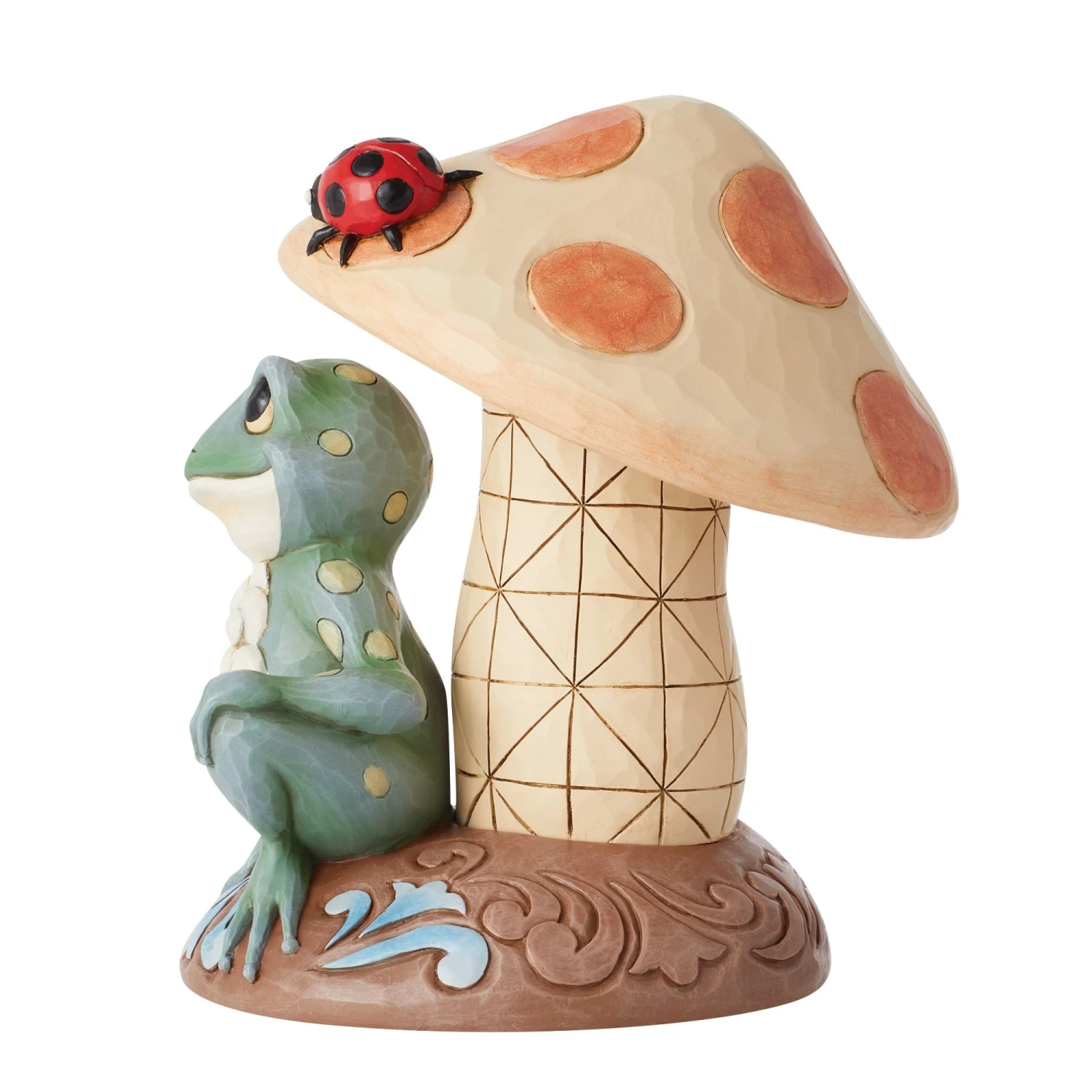 Enesco Gift Frog Leaning On Mushroom Fig(Frog Leaning On Mushroom Fig) 5 Enesco Gift Frog Leaning On Mushroom Fig(Frog Leaning On Mushroom Fig) - Image 5