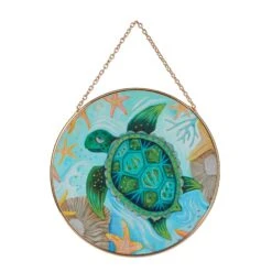 Enesco Gift Sup Dude Turtle Suncatcher(Sup Dude Turtle Suncatcher)