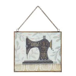 Enesco Gift Vintage Stitch Suncatcher(Vintage Stitch Suncatcher)