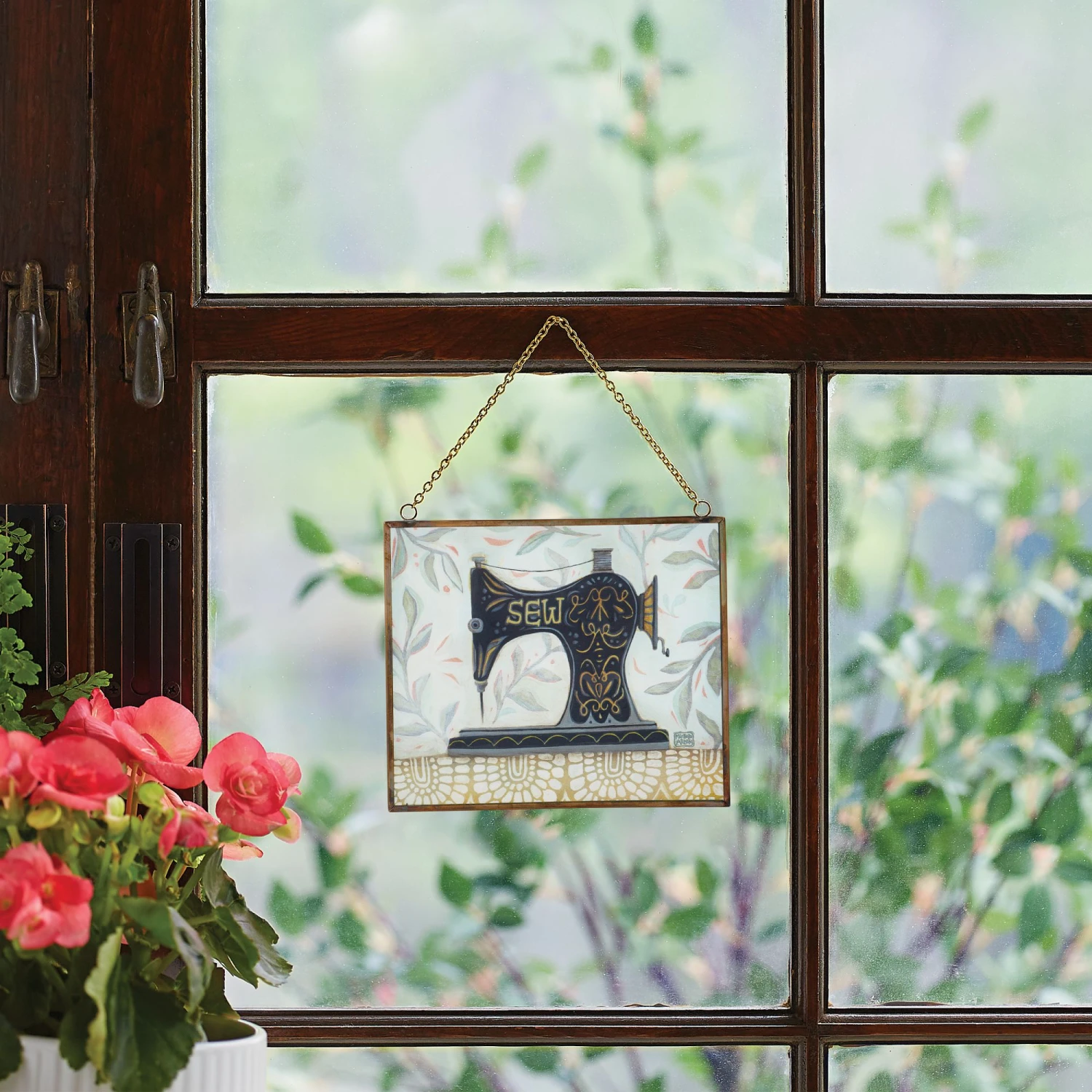Enesco Gift Vintage Stitch Suncatcher(Vintage Stitch Suncatcher) 2 Enesco Gift Vintage Stitch Suncatcher(Vintage Stitch Suncatcher) - Image 2