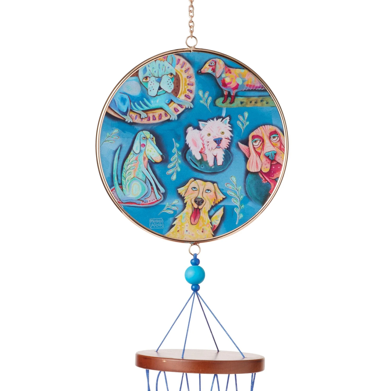 Enesco Gift Dog Park Wind Chime(Dog Park Windchimes) 2 Enesco Gift Dog Park Wind Chime(Dog Park Windchimes) - Image 2