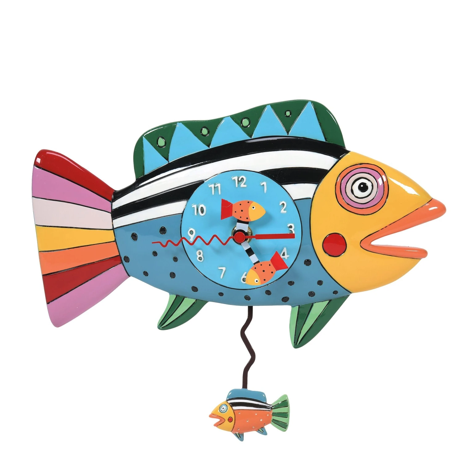 Enesco Gift Rainbow Fish Clock(Rainbow Fish Clock) 1 Enesco Gift Rainbow Fish Clock(Rainbow Fish Clock)