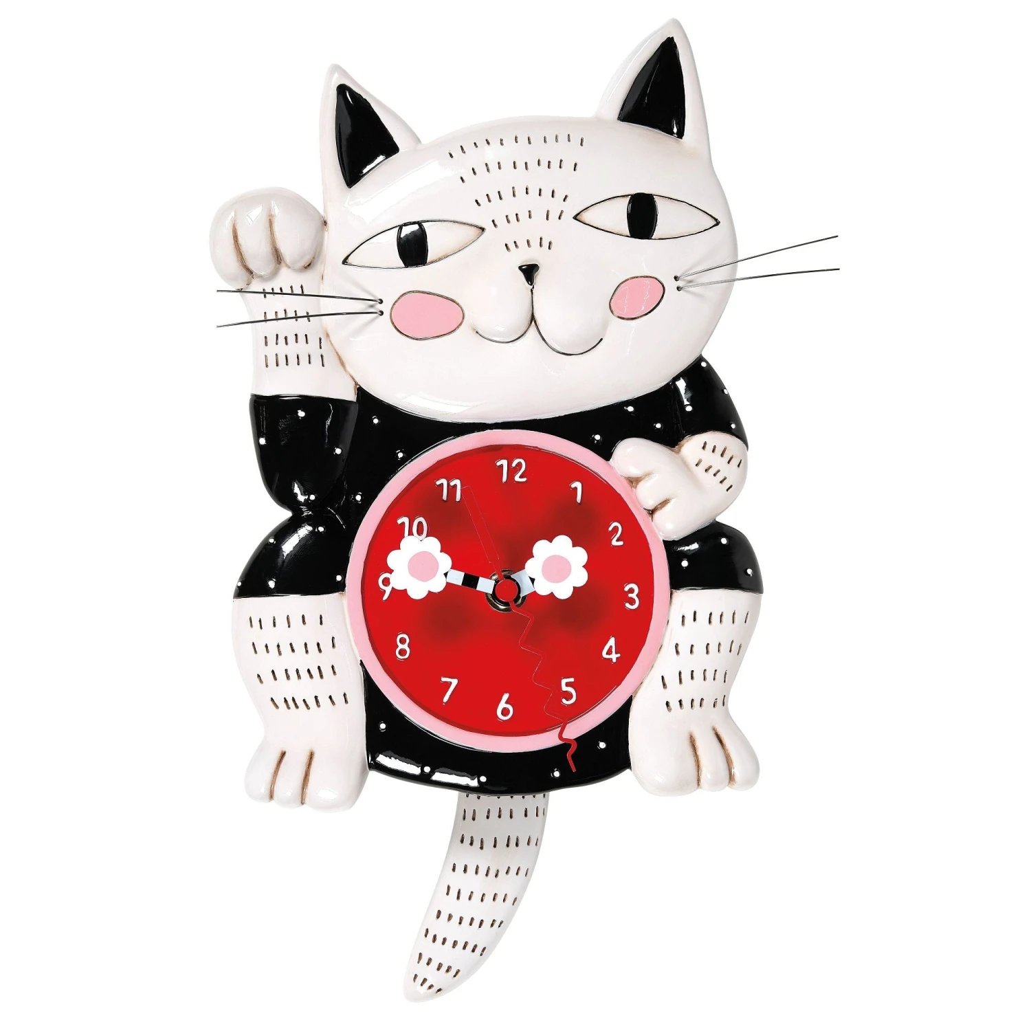 Enesco Gift Lucky Cat Clock(Lucky Cat Clock) 1 Enesco Gift Lucky Cat Clock(Lucky Cat Clock)
