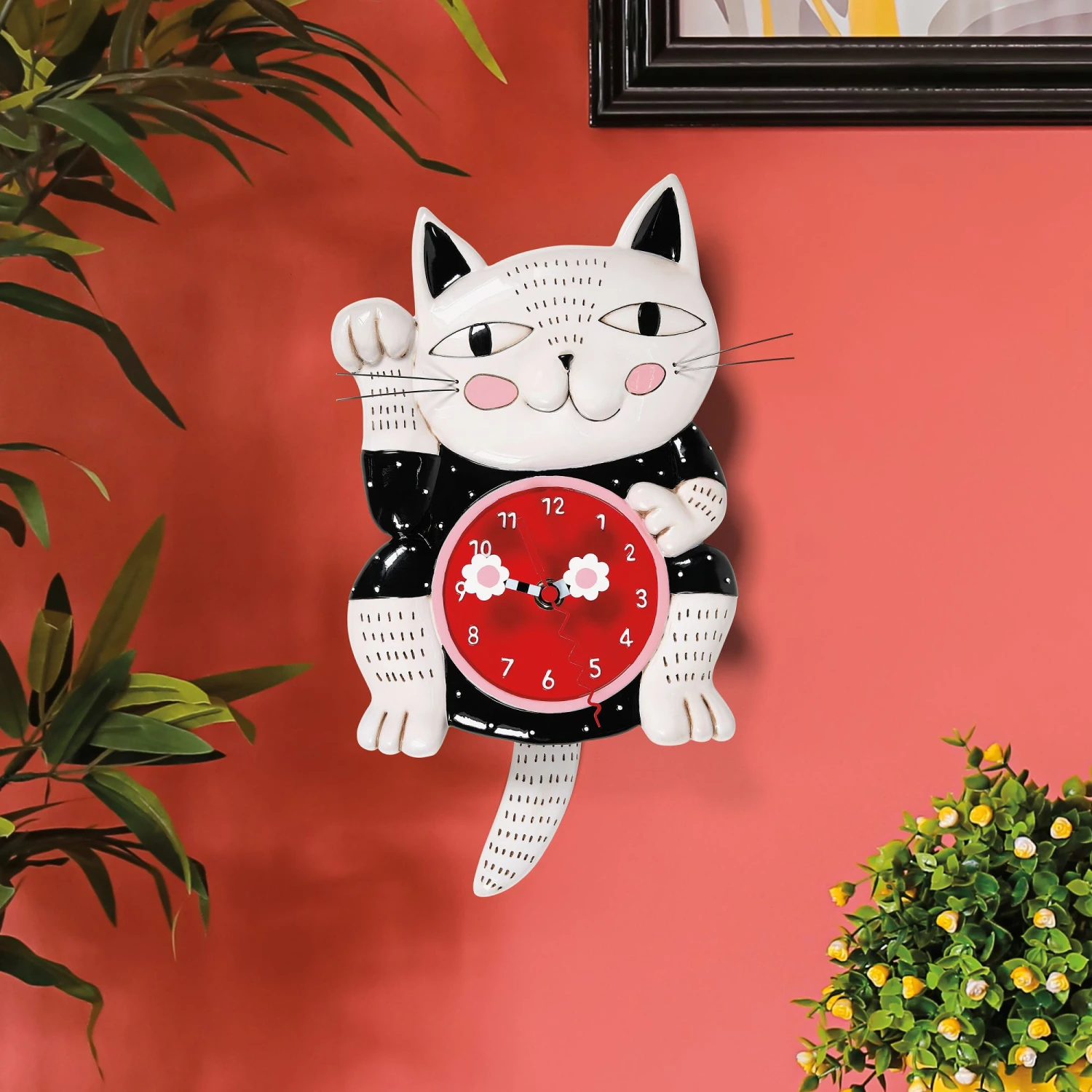 Enesco Gift Lucky Cat Clock(Lucky Cat Clock) 2 Enesco Gift Lucky Cat Clock(Lucky Cat Clock) - Image 2