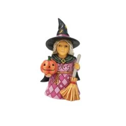 Enesco Gift Mini Witch Holding Pumpkin(Mini Witch Holding Pumpkin)