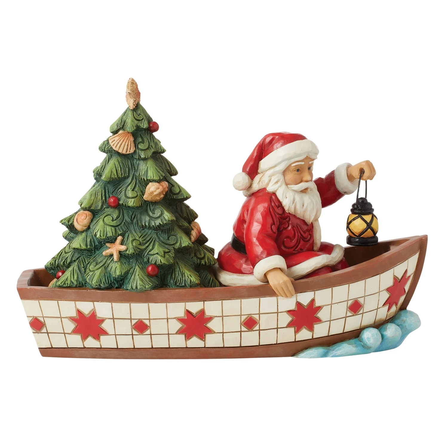 Enesco Gift Santa In Boat With Tree Fig(Santa In Boat With Tree Fig) 1 Enesco Gift Santa In Boat With Tree Fig(Santa In Boat With Tree Fig)